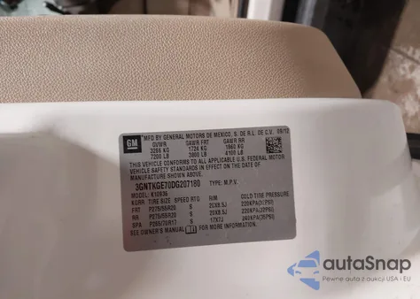 2013 Chevrolet Avalanche Ltz из США, поврежденный, VIN 3GNTKGE70DG207180